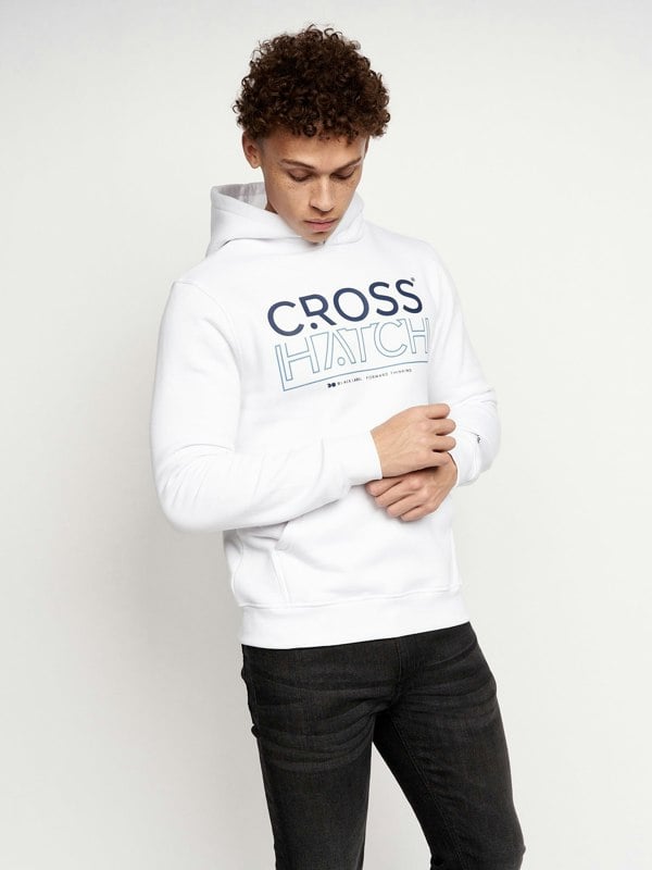 Crosshatch Hensal Hoodie 2pk Navy/White