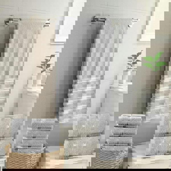 Smart Living Boston 8 PCS Towel Bale Set - Silver