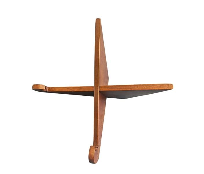 Memorials Direct Mahogany Stand for Granite Memorial Plaques | Solid Wood Display Stand