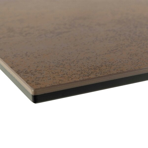 Wyld Haus Perth 200cm Rusty Brown Ceramic Rectangular Dining Table Industrial Black Metal Legs