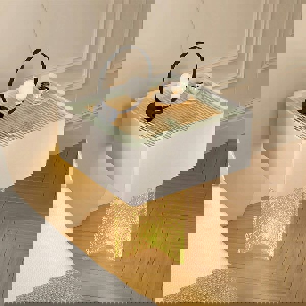 Rit Concept Gibbons Bedside Table With Storage & Light Strip