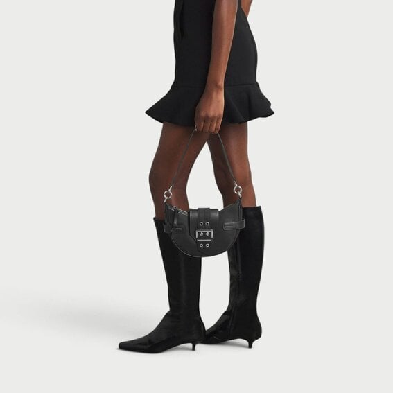 GANNI Small Bucky Cross-Body Bag Black