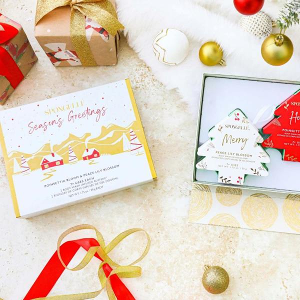 Spongellé Season's Greetings Body Wash Buffer Duo