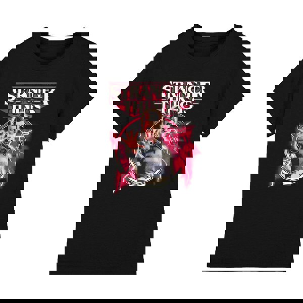 Stranger Things Kids Eleven Lightning T-Shirt - Black