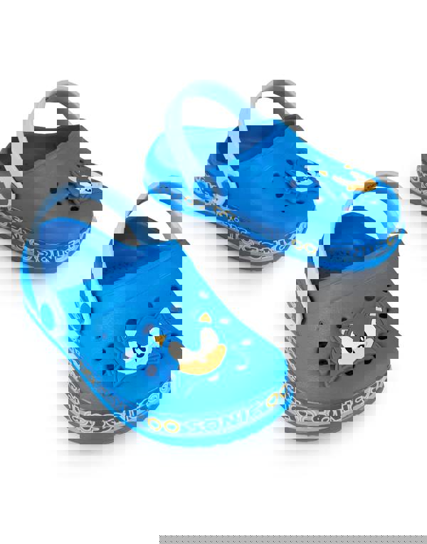 Sonic the Hedgehog Boys Blue Character Clogs