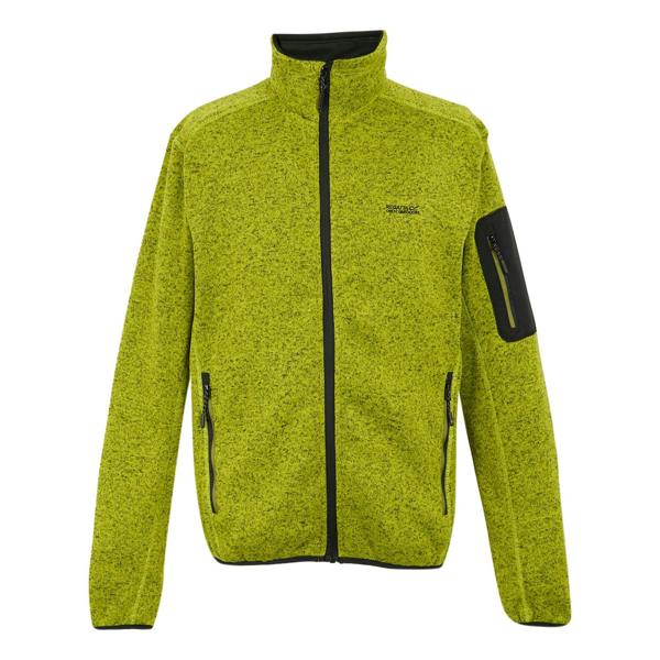 Regatta Mens Newhill Marl Full Zip Fleece Jacket - Grenoble Green - 