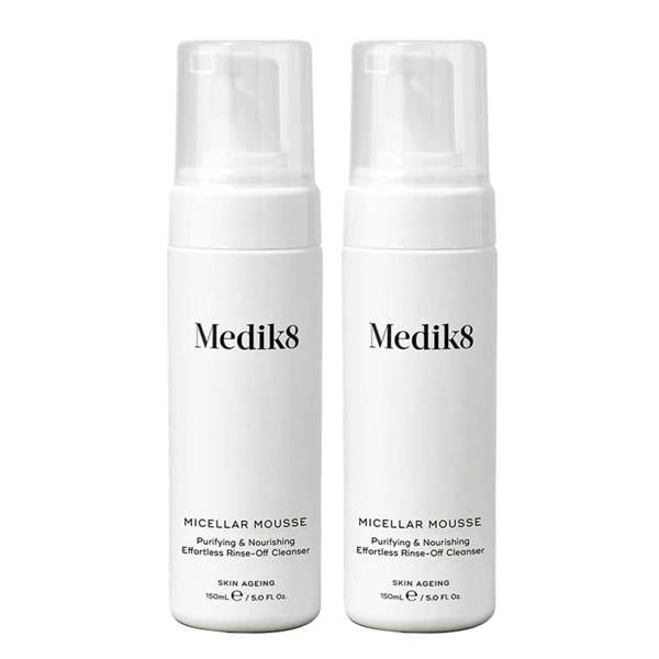 Medik8 Micellar Mousse Cleanser Duo