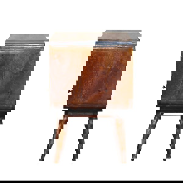 Artisan Furniture Solid Wood Mini Chestnut Curved Media Unit