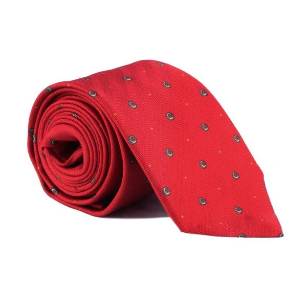 Dunhill hexbolt patterned silk tie Hexbolt pattern inspired by components from automotive engineering