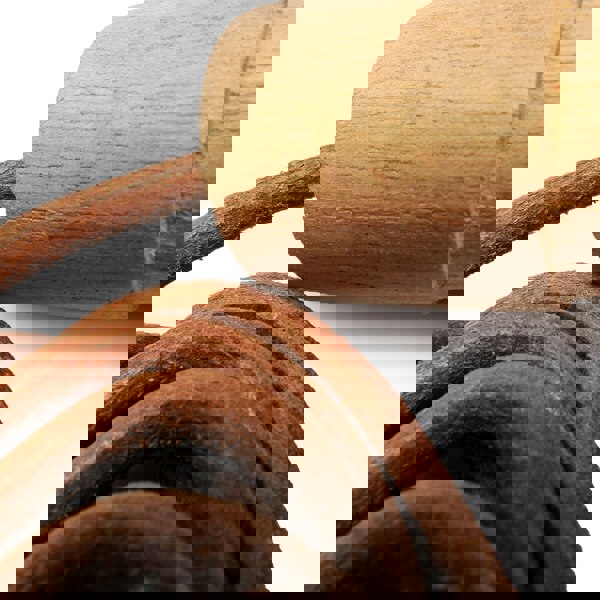 Tuf Wear Leather Skipping Rope (Wooden Handle)