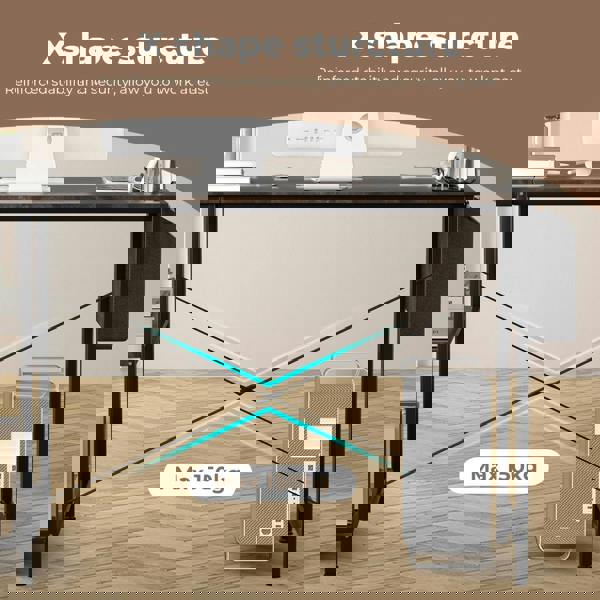 Levede L Shaped Gaming Computer Desk Workstation Study Corner Table Home Office