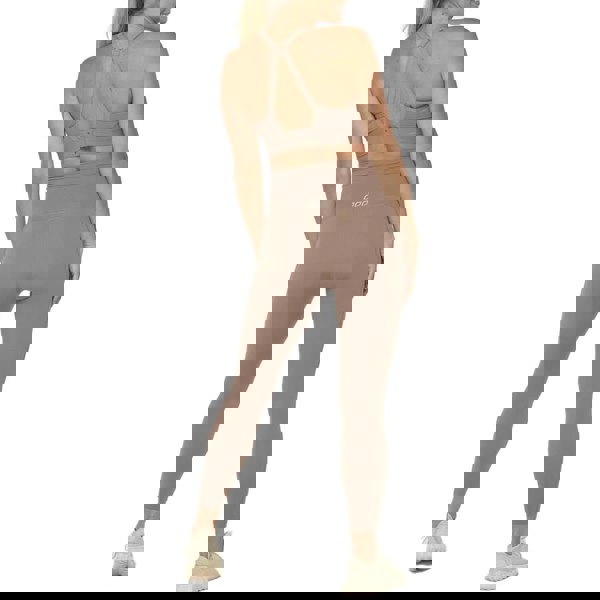 Lorna Jane LJ Maternity Phone Pocket Ankle Biter Leggings in Bone