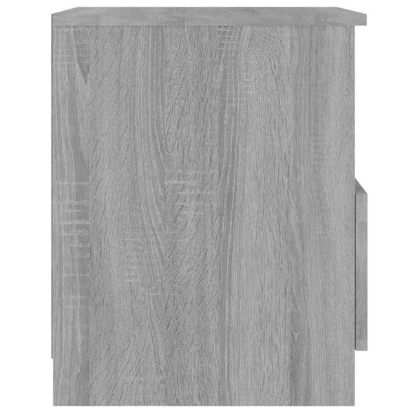 Berkfield Bedside Cabinets 2 pcs Grey Sonoma 40x40x50 cm Engineered Wood