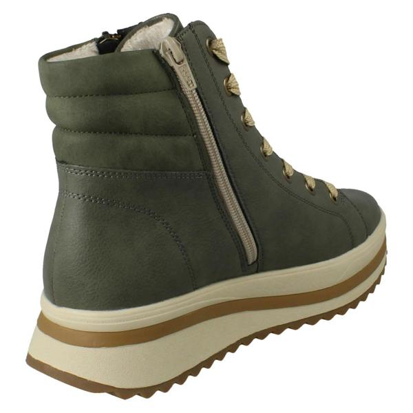 Rieker Ladies Rieker Dual Zip Casual Boots W3870