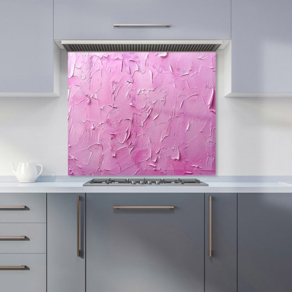 Warren Reed - Designer Bright Pink Textured Effect Kitchen Splashback