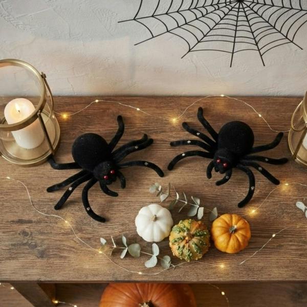 Garden Greatness 2 Pack Giant Furry Halloween Spiders