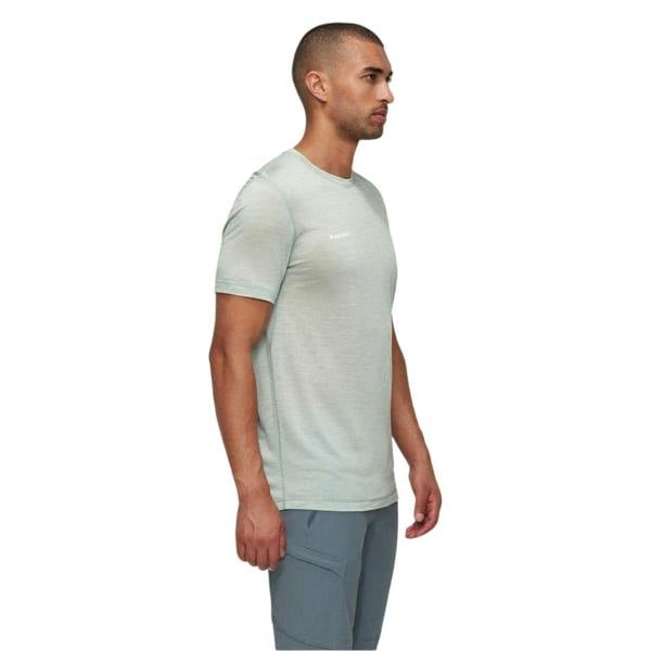 Mammut Mens Logo Wool T-Shirt - Silver Sage - 