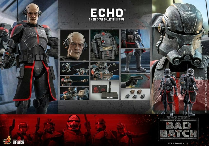 Hot Toys Star Wars The Bad Batch Echo 1:6 Scale Hot Toys 908283