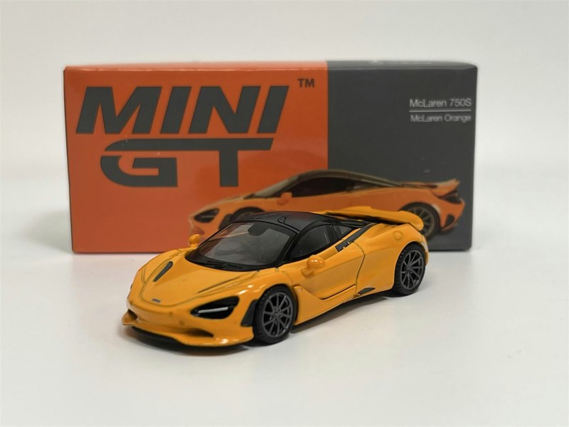 Mini GT McLaren 750S McLaren Orange LHD 1:64 Mini GT MGT00814L