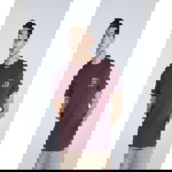 Animal Mens Jacob Organic T-Shirt - Grape