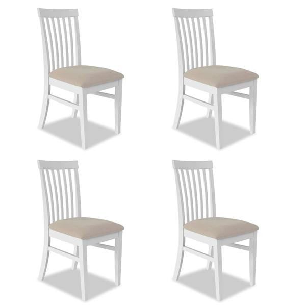 Statement Furniture Florence Highback Upholstered Chairs Set of 4