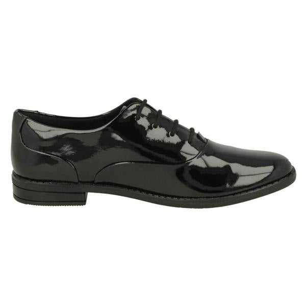 Clarks Girls Clarks Lace Up Brogue School Shoes Drew Star