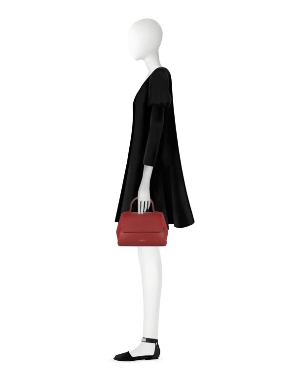 Le Parmentier Ladyfinger Crossbody Bag - Red