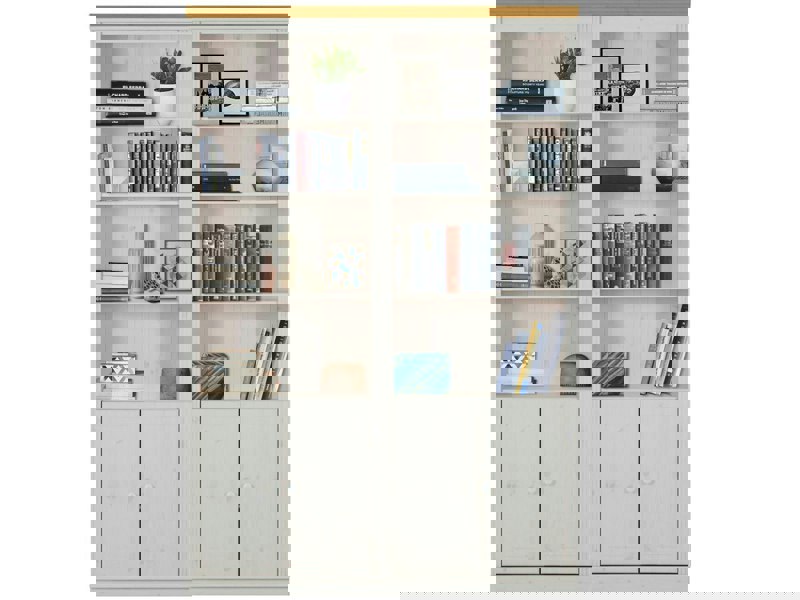 Dorel Home Anita Wall Unit A in white honey