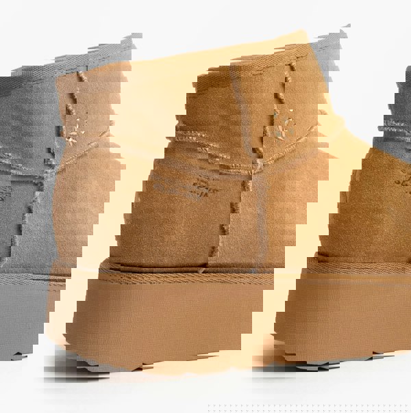 Skechers KEEP COZY Womens Boots Chestnut