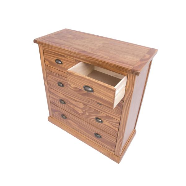 Cabinet Bits Tirolo 5 Drawer Chest of Drawers Brass Cup Handle