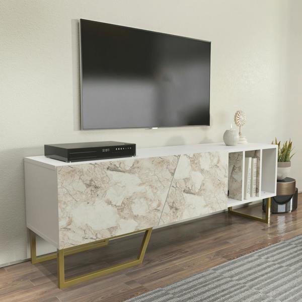 Decorotika Linossa Modern Tv Stand TV Cabinet for TV's up to 60"