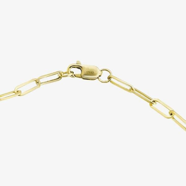 T. H. Baker 9ct Yellow Gold 0.25ct Diamond Triple Rectangle Bracelet THB46670-25 (YG)