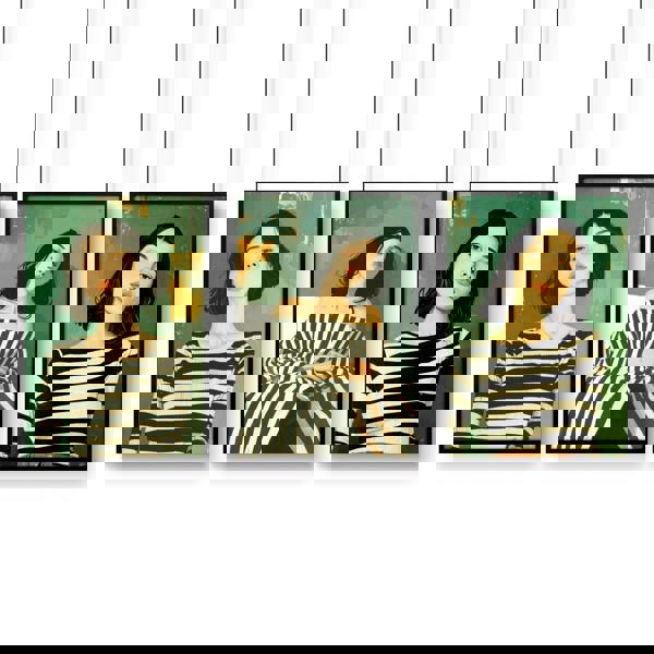 Art Print For Living Room | Set of 3 Boho Women Wall art Prints