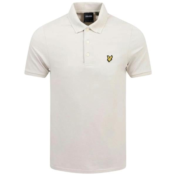 Lyle & Scott Rally Tipped Polo Shirt Beige S