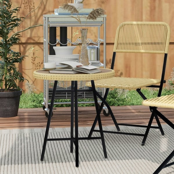Rattan Side Table
