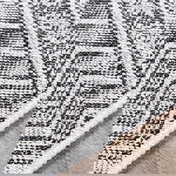 Livabliss Eagean-Geometric Black White In- & Outdoor Rug