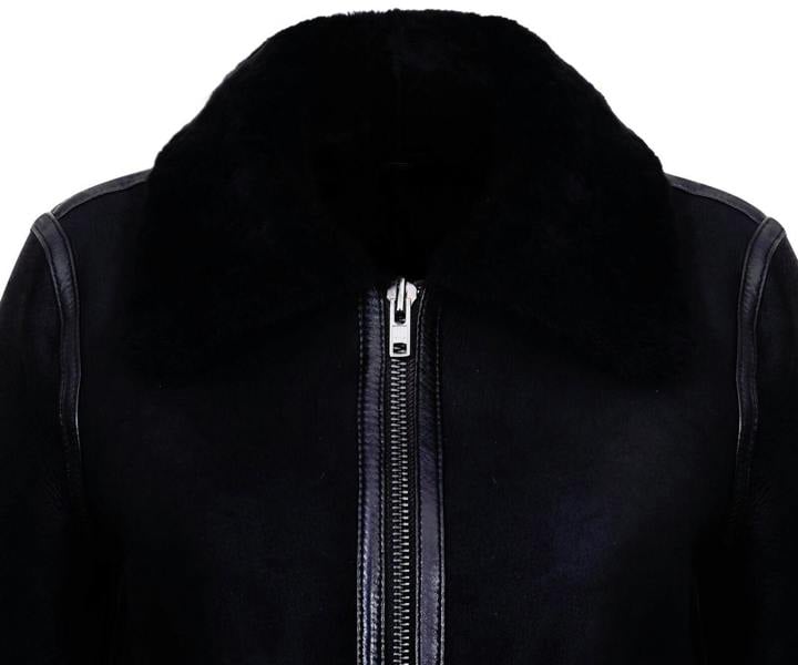 Infinity Leather Womens Black B3 Sheepskin Leather Jacket-Campinas