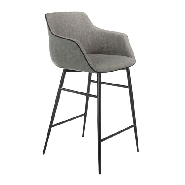 Angel Cerdá Grey Fabric Stool 4089