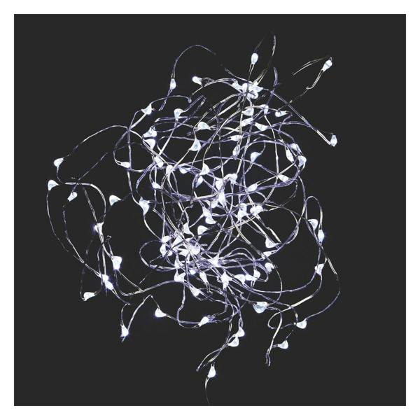 2m 20 LED Cool White Copper Wire Battery Operated String Lights image 7