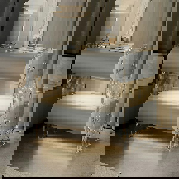 Rit Concept Figueroa Bedside Table With Storage & Light Strip