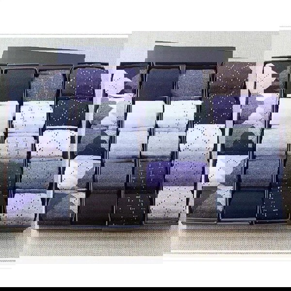 Anysox 5 Pairs Size 6-10 Casual Business Socks High Quality Cotton Breathable Elastic Solid Color For Men