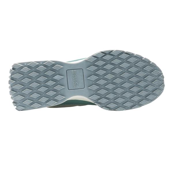 Regatta Womens Marine Heritage II Suede Trainers - Grey/Ivy Moss