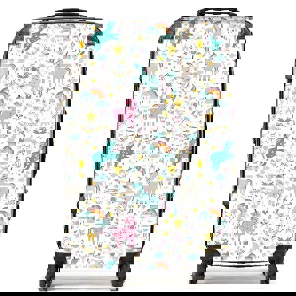 Warren Reed Unicorn And Rainbows Suitcase