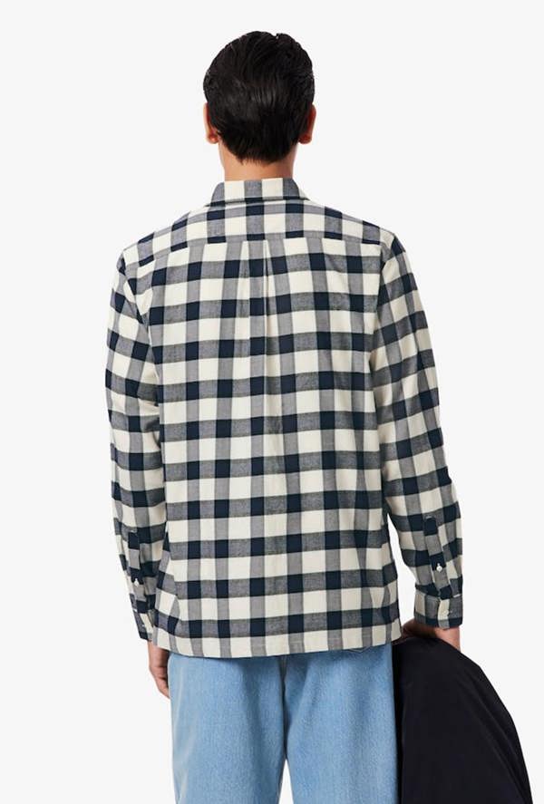 Lacoste Regular Fit Plaid Flannel Shirt