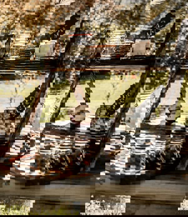 Artesà 2 Tier Slate & Wood Serving Stand, 40 x 30 x 25cm