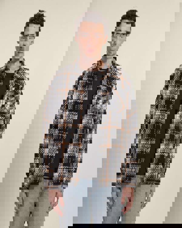 Larsson & Co Multi Check Overshirt