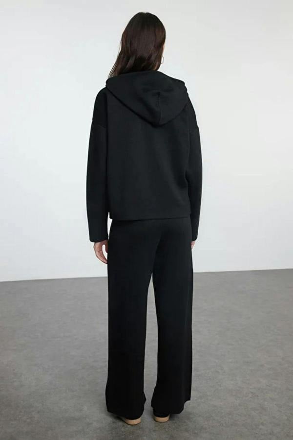 WOVCOR 2-Piece Hooded Knit Top & Pants Set