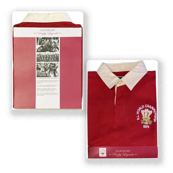 Ellis Rugby Wales Rugby League Shirt 1975 Vintage Style