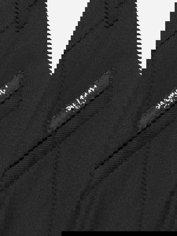 Balmain Girls Wool Suit Trousers in Black