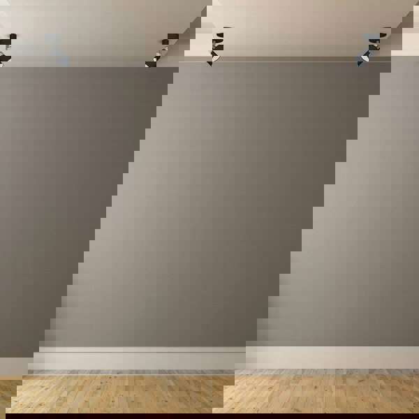 Milagro Joker Hand Made Ceiling Lamp In Matt Black With Striking Chrome Detail Featuring Minmalistic Slender Cylinder Shades